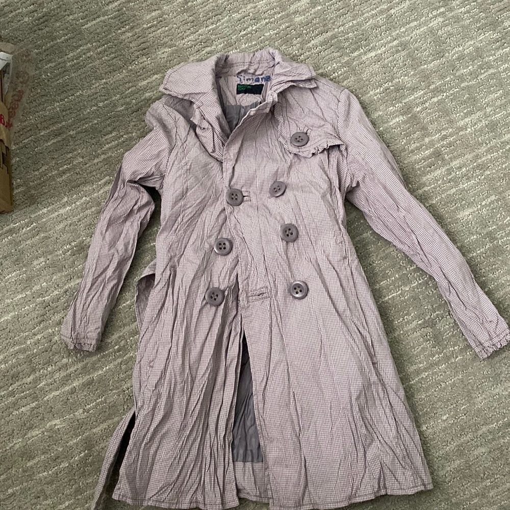 Benetton trench coat for girls